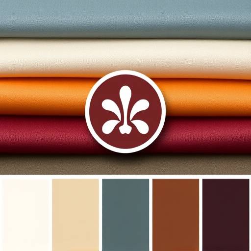 Icon representing a selection of luxurious fabric swatches.